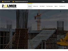 Tablet Screenshot of palmerheavyequipment.com